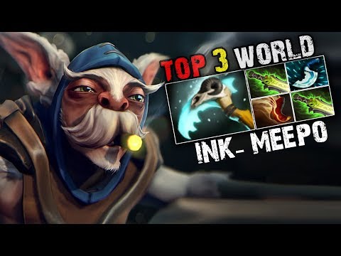 Top 3 World DotaBuff [Meepo] Double RAMPAGES 36Kills by inK- | Dota 2 Highlight