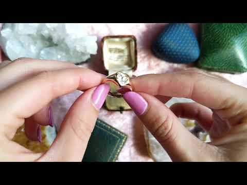 Antique Gold Heart Signet Ring c.1898 #4355