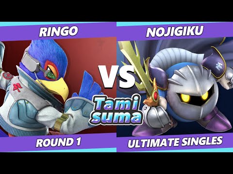 TAMISUMA 210 Round 1 - Ringo (Falco) Vs. Nojigiku (Meta Knight) Smash Ultimate SSBU