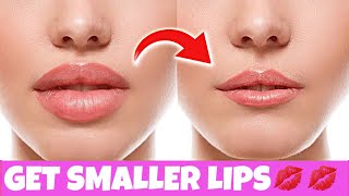 How To Get Slim & Small Lips Naturally | Fix Big Lips, Sagging Jowls | Reason Why You Have Big Lips