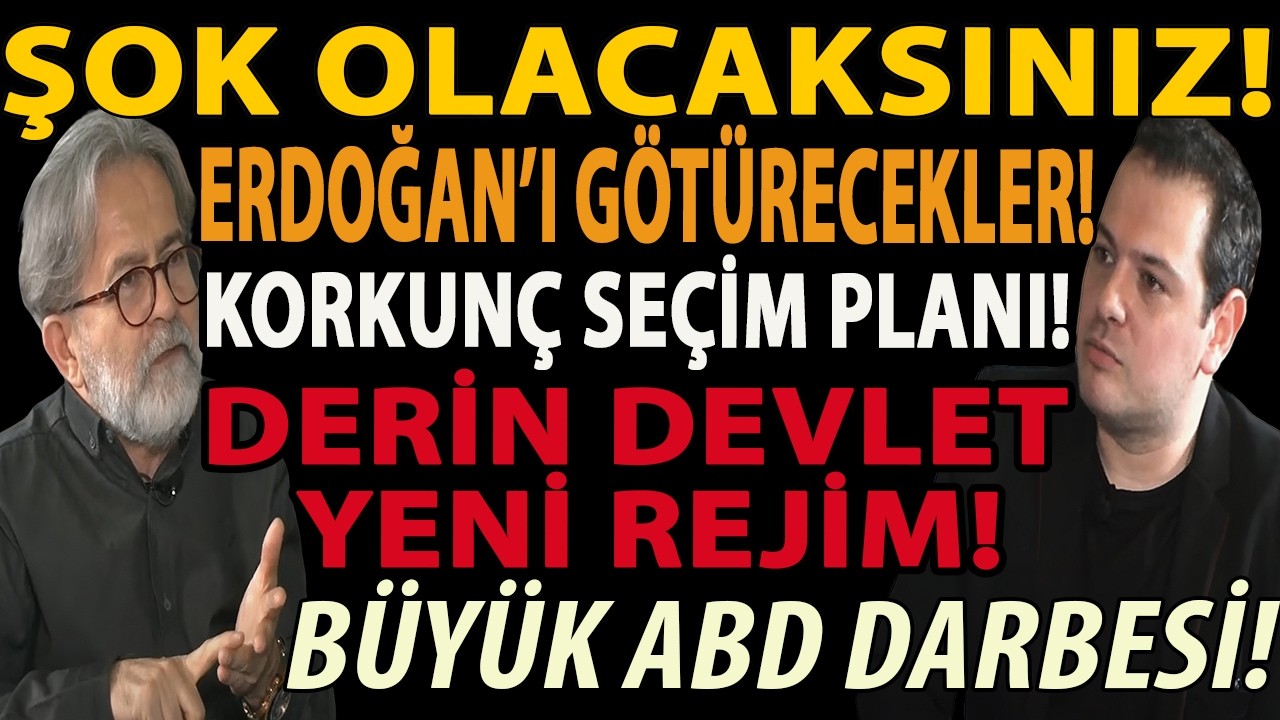 ŞOK OLACAKSINIZ! ERDOĞAN’I GÖTÜRECEKLER! KORKUNÇ SEÇİM PLANI! DERİN DEVLET YENİ REJİM! ABD DARBESİ!
