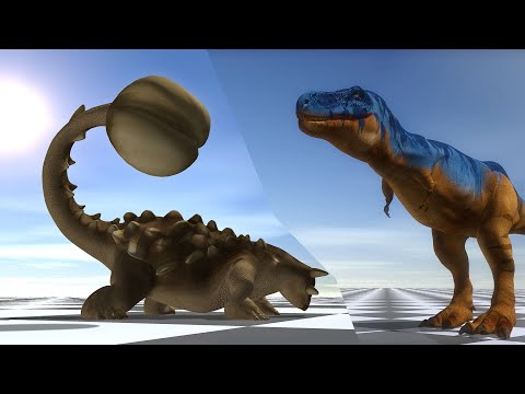Ankylo vs. T-rex