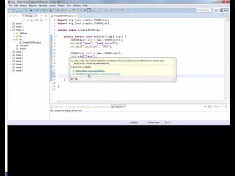 Java Write A Json File