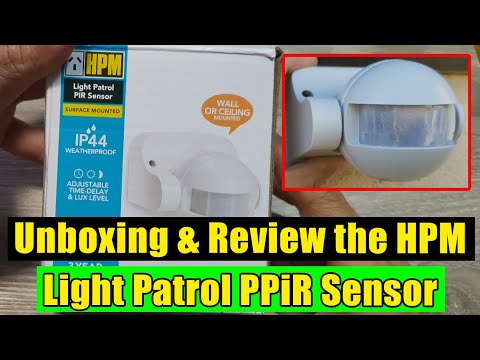 Unboxing & Review the HPM Light Patrol PIR Sensor