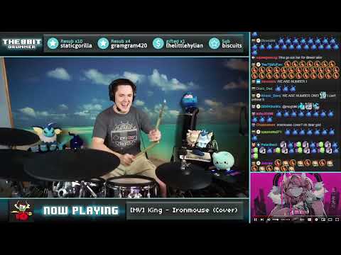 The8BitDrummer -  [MV] King - Ironmouse (Cover)