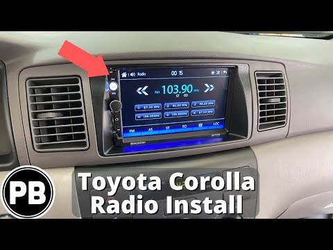2003 - 2008 Toyota Corolla Radio Install
