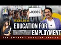 Education is not for employment , education is for enlightenment! A must listen speech by Avadh ojha
