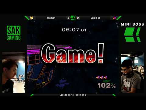 Mini Boss 3 Losers Top 8 - Yeeman (Fox) vs Dankbot (Falco)