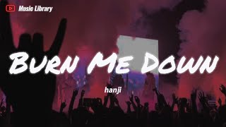 Cover art for Burn me down
