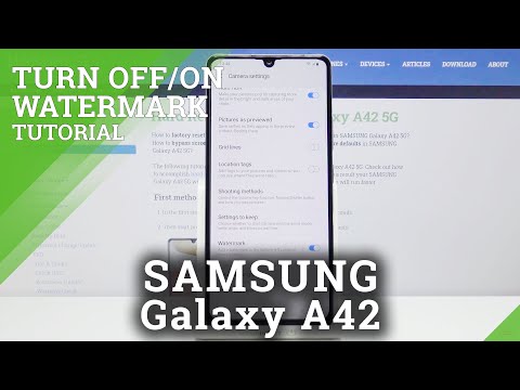 How to Enable Watermark in Samsung Galaxy A42