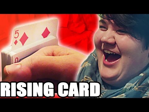 RISING CARD WITHOUT HANDS - Street Magic (25000 Subscription Special) Card Trick