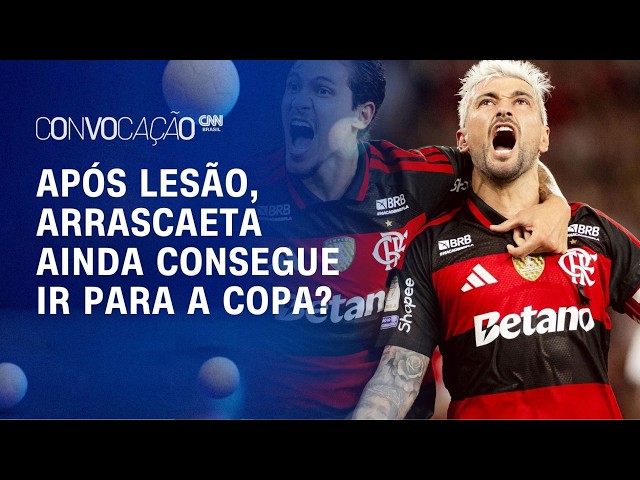 ARRASCAETA ainda pode jogar 1ª fase da COPA DO MUNDO, diz ortopedista | Convocação CNN