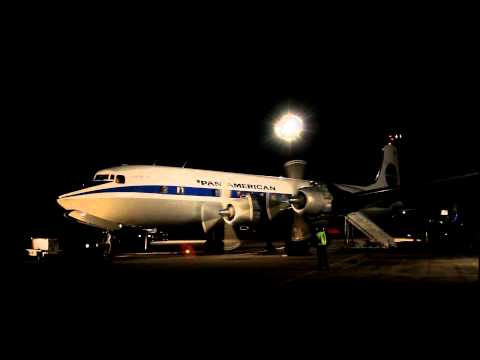 Pan Am DC-7 hot start