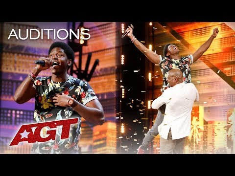 Joseph Allen sing "Footprint" in The Auditions of America's Got Talent Season 14
