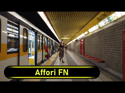 Metro Station Affori FN - Milan 🇮🇹 - Walkthrough 🚶