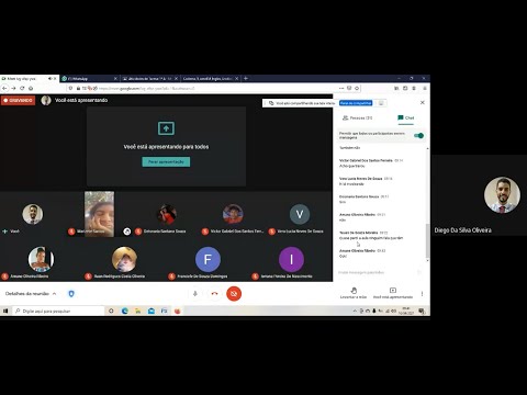 Aula gravada para 1º Ano pelo meet(10-04-21)