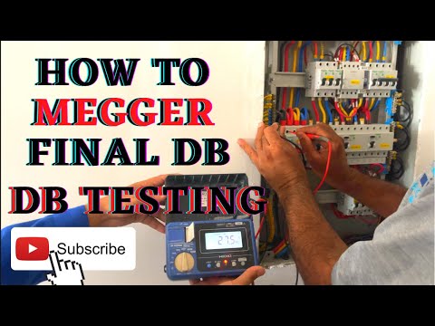 How to Megger Final DB | DB Testing | Insulation Test