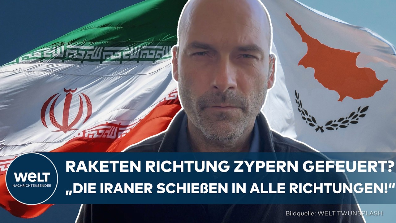 KRIEG IN NAHOST: Raketen Richtung Zypern gefeuert? – „Die Iraner schießen in alle Richtungen!“