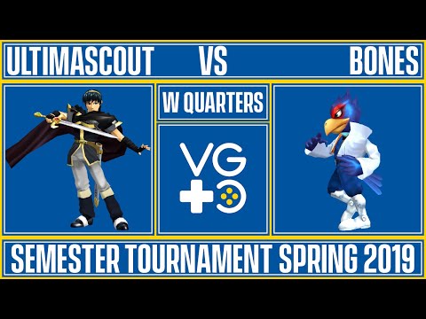 UD Semester Tournament Spring 2019 - Singles -  Winners QF - UltimaScout (Marth) vs. Bones (Falco)