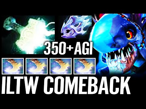 🔥 ILTW Slark Mjollnir + Moonshard Mega Creeps Comeback — 350+ Agi 50% Massive Electric Dota 2 Pro