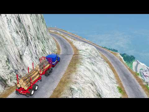 Mobil vs Unfinished Road #17 - BeamNG Drive