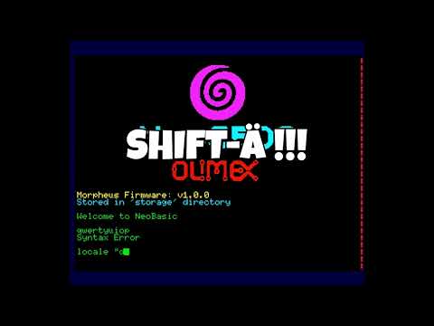 Neo6502 Deutsche "QWERTZ-Tastatur" in NeoBasic