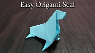 Easy Origami Seal: Tutorial for Beginners