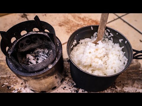 HOW TO MAKE RICE / OUTDOOR COOKING / FIRESTEEL / BUSHBUDDY ULTRA / TWIG STOVE