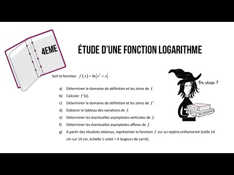 Study of a logarithmic function