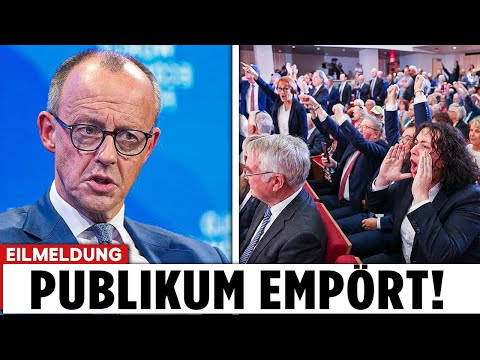 Friedrich Merz vom Publikum AUSGEBUHT - Peinlicher Auftritt!