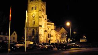 preview picture of video 'Waltham Abbey Church Bells Ringing 20 March 2013'