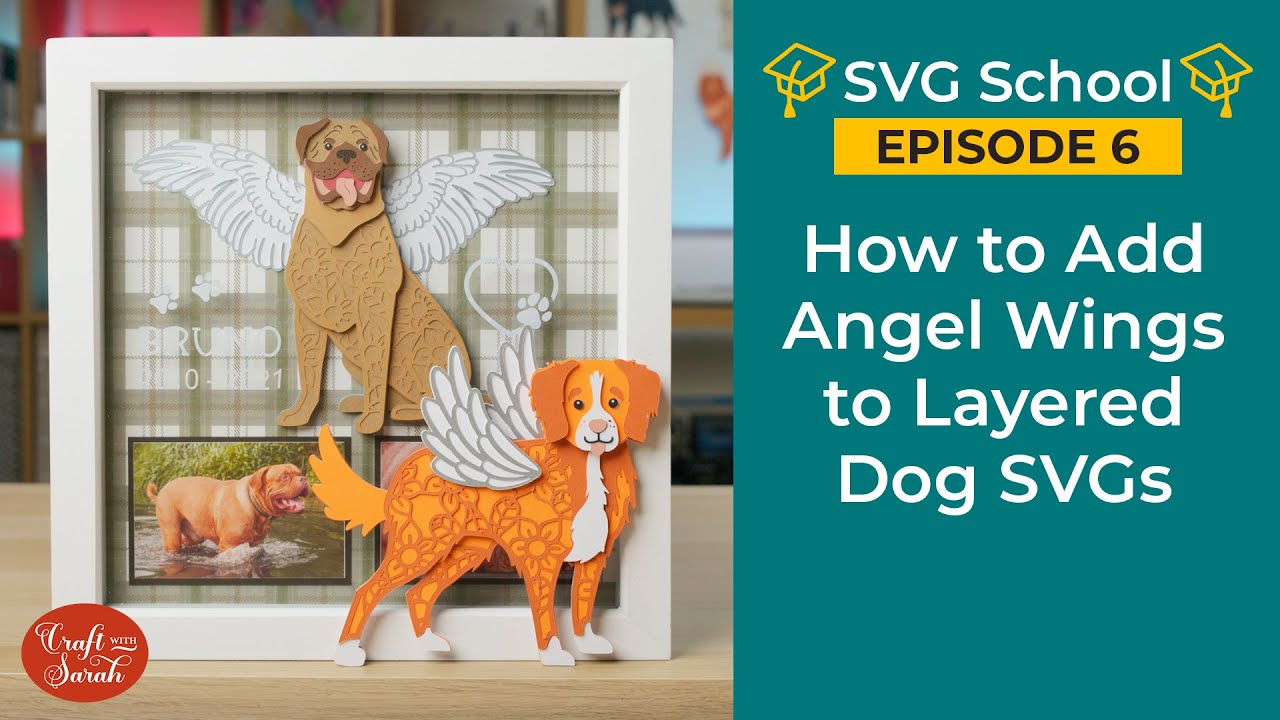 How to Add Angel Wings to Layered SVGs 🐕 [SVG School Ep 6]