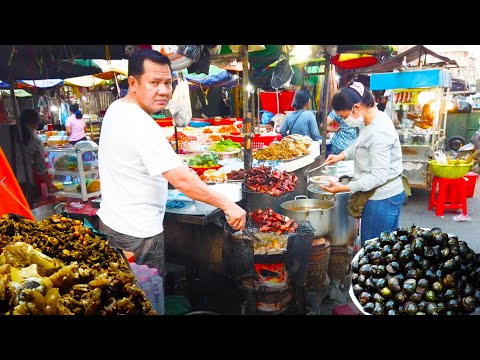 Old Market In The Evening - Foods And People Activities - Psar Jas