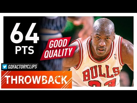 Throwback: Michael Jordan Full Highlights vs Magic (1993.01.16) - 64 Pts, 6 Reb!
