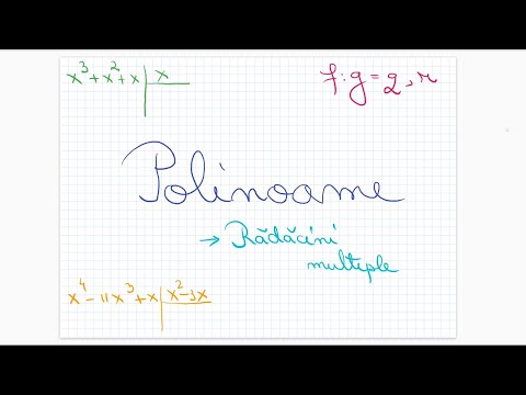 Polinoame: radacini multiple