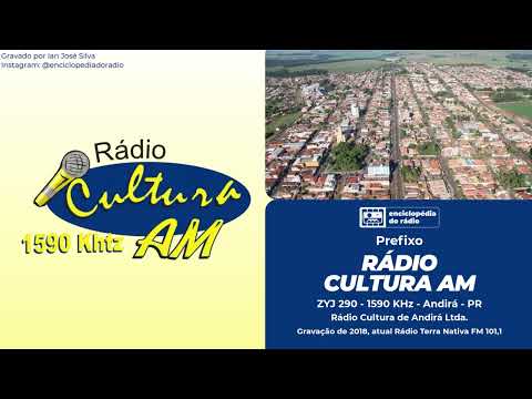 Prefixo Antigo - Rádio Cultura 1590 KHz - Andirá - PR
