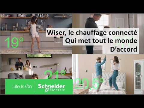 Kit thermostat connecté Schneider Wiser - Chaudière