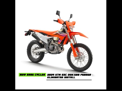 New Rage Cycles 2024 KTM EXC 350/500 Fender Eliminator Install