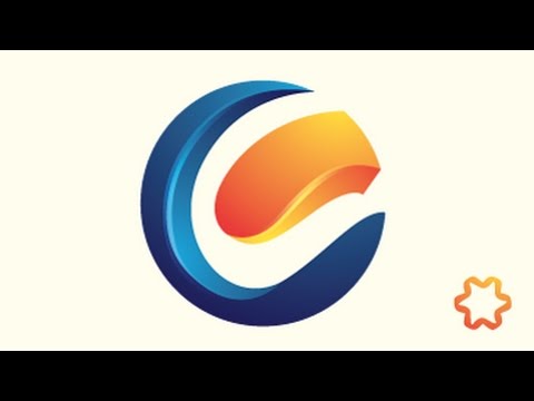 Water Drop Logo Design Tutorial With Different color every layer Adobe illustrator tutorial