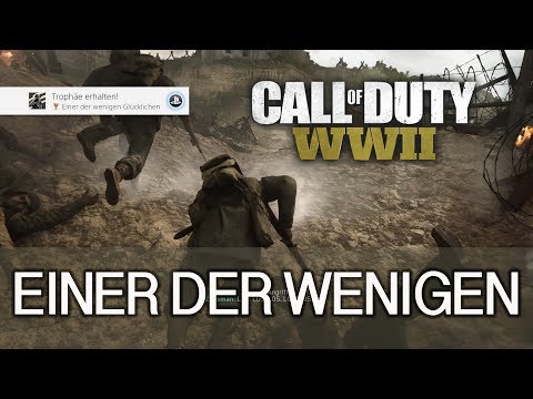 Call of Duty WW 2 Guide - Einer der wenigen glücklichen - One of the lucky few Trophy Achievement