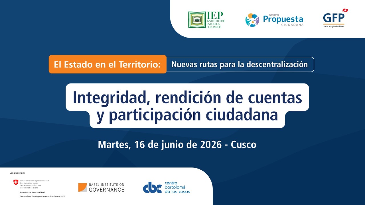 🔴 #EnVivo | Evento 4: Integridad, rendición de cuentas y participación ciudadana