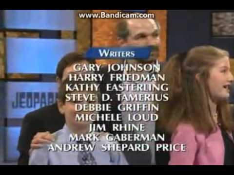 Jeopardy! 2004-B Kids Week Credit Roll 10/21/2004