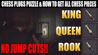 Resident Evil 2 Remake - Chess Plugs Puzzle & How to Get All Chess Pieces