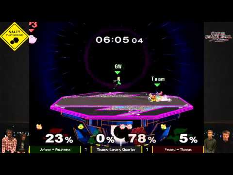 BEAST#4 - Jolteon + Fuzzyness vs Vegard + Thomas - Teams Losers Quarter SSBM