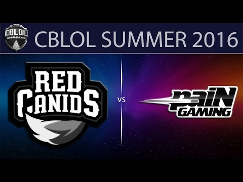 [LoL VODs] RED vs paiN Game 1 | CBLOL Winter 2016 (16.06.2016) - RED Canids vs paiN Gaming