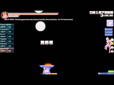 Osu CTB, Anthony Sorbello, Danny McCarthy - For The Team [insane] (HD SS gameplay)