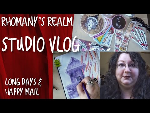 Studio Vlog 152: Long Days & Happy Mail