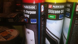 parkside multipurpose spray & silicone oil