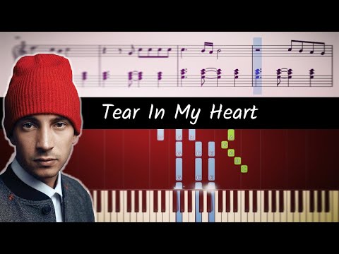 How to play piano part of Tear In My Heart by Twenty One Pilots
