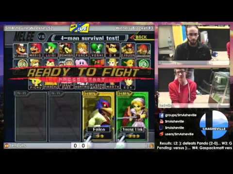 SW52 Losers' R3 - ): (Young Link) vs tenbutts (Falco/Peach)